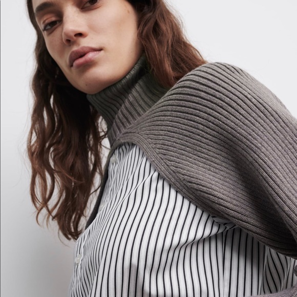 Zara Ribbed Arm Warmer - Picture 9 of 13